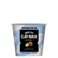Farmskin Superfood for Skin MIX IT! Clay Mask Coconut - Farmskin маска глиняная увлажняющая и укрепляющая с экстрактом кокоса